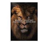 Classic Wooden Jigsaw Puzzle for Adults, Never Quit Motivation, 300 PCS