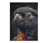Classic Wooden Jigsaw Puzzle for Adults, The African Grey, 500 PCS