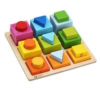 Classic World 3538 Geometric Houten Blokken, 28dlg