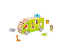 Classic World Animal Truck Wooden Shape Sorting Toy MULTI