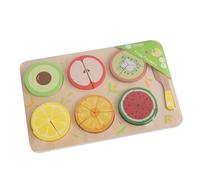 Classic World Fruity Fractions Wooden Fraction Game for Kids | Educational Game for 18 Months +, Sorting Educational Game, Wooden Sorting Puzzle