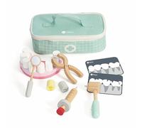 Classic World Kids Dentist Wooden Pretend Play Dentist Set | Dentist Set for Boys Girls with Carry Case for 3 years +