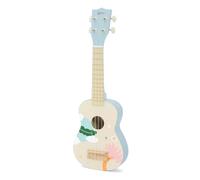 Classic World Wooden Iris Miniature Floral Purple 4-String Kids Ukulele