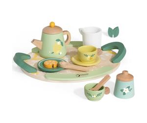 Classic World Role-Play Wooden Vintage Afternoon Tea Set