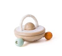 Classic World - UFO Baby Rattle - Teether Rattle Set - Sensory Toy for Newborn - Textured Teether Ring - Massages Sore Gums - Easy to Hold - Suitable for 6 Months +