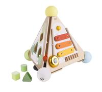 Classic World Wooden Pyramid Activity Box, Educational Activity Cube, Baby Multi-functional Activity Centre, 33 x 35 x 29 cm, 2 Years+