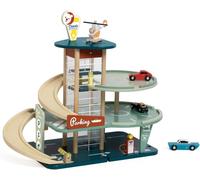 Classic World Wooden Vintage Garage Car Playset
