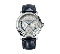 Classic Worldtimer Watch - female - FREDERIQUE CONSTANT - Watches - Blue - ONE SIZE - Accessories ONE SIZE
