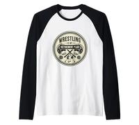 Classic Wrestling is My Retirement Plan Wrestling Lover Raglan Baseball Tee