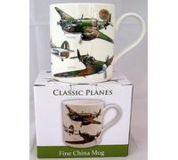 Classic WW2 Planes China Mug in Presentation Gift Box