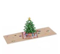 Classic Xmas Tree Celebration 3D Pop Up Christmas Card