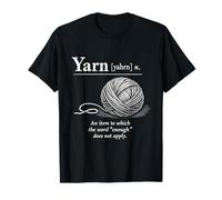 Classic Yarn Definition Knitters Crocheters Lovers Funny T-Shirt
