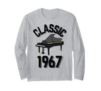 Classic Year 1967 with a Grand Piano. Long Sleeve T-Shirt