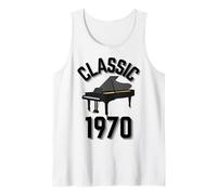 Classic Year 1970 with a Grand Piano. Tank Top