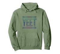 Classic Yeet Expression Design with Retro Twist Pullover Hoodie, Adult Unisex, Sage Green, XX-Large
