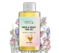 Classic Yoni Oil Potent, Hydrating, Moisturising Lotion Oil. 100% Natural & Vegan. Fresh Scent with Vitamin E (50ml)