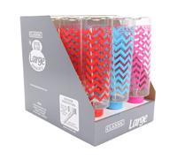 Classic Zig-Zag 600ml Large Pet Drinking Bottle - Bulk Pack of 12