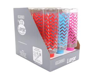 Classic Zig-Zag 600ml Large Pet Drinking Bottle - Bulk Pack of 12