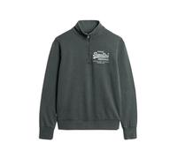 Superdry Classic Vl Graphic Half Zip Sweatshirt Grey M Men