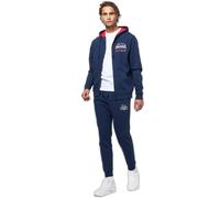 Classic zip-up hooded sweatshirt Lonsdale Lintmill Bleu M