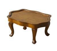 Classical 1/12 Miniature TeaTable for Dollhouses Scene Decors Great for Displaying Miniature Kitchen Accessories Dollhouses Living Room Display