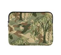 Classical 15 Inch 16 Inch Camouflage with Willow Tree Print Travel Laptop Sleeve Bag