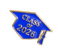 Classical 2026 Academic Achievement Brooch Pin High End Alloy Commencement Pin for Graduates and Scholars Student Achievement Badge