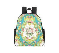 Classical Ambiance Retro Flowers Highschool Backpacks 12.40x5.12x14.17inch Bag Pack Multipurpose Casual High School Backpacks Business Travel School,Office