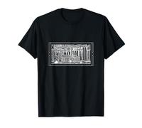 Classical Architecture Sketch Vintage Roman Greek Style T-Shirt