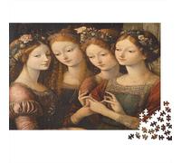 Classical Art, Renaissance Rätsel Für Erwachsene |Figure Composition| 52x38cm/1000pcs Puzzles Lernspiele Home Decor Puzzles