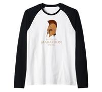 Classical Athens Ancient Greek History Battle of Marathon Raglan Baseball Tee