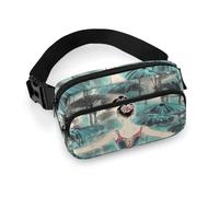 Classical Ballet Elegant Ballerina Fanny Pack with Multiple Pockets, Personalized Waist Bag with Zipper, Multifunctional Bum Bags for Travel, Belt Bag with Adjustable Strap, Crossbody Bags