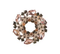 Classical Bauhinia Design Metal Brooch Lightweight Sturdy Accessory for Professional Attire Coordination Business Attire Accessories