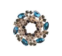 Classical Bauhinia Design Metal Brooch Lightweight Sturdy Accessory for Professional Attire Coordination Business Attire Accessories