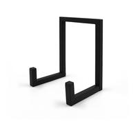 Classical Black Iron Vinyls Record Shelf Bucolic Homes Storage Unit For Music Collectors CDs Display Cabinet Decors Artistic Homes Storage Solution