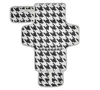 Classical Black White Houndstooth Reusable Changing pad Portable with Tissue Pocket Portable Baby Changing pad Infant Travel Station Kit cambiadores de pa?ales para Bebes