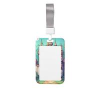 Classical Castle Card Badge Holder. Durable Abs Material, Clear Id Display, Suitable for Office, Event, Meeting, Easy Identification.