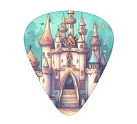 Classical Castle Guitar Plectrums Classical Triangle Bass Acoustic And Electric Guitar Plectrums For Guitarists 12 Pieces