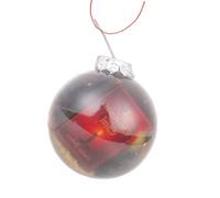 Classical Christmas Song Themed Miniature Book Ornament Efficient Shatters Proof Acrylic Decoration for Tree Gift Wrapping Clear Holiday Hanging Ornament