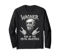 Classical Composer Wagner Music Death Metal Corpse Paint Long Sleeve T-Shirt