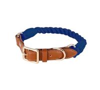 Classical Cotton Dog Collar, Stylish, Hidden Blue XL | Pet Accessories for Daily Use and Outdoor Activities, Perfect for Daily Walks and Training