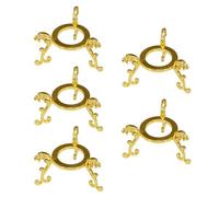 Classical Crystal Balls Stand Compact Space Saving Design Sturdy Corrosions Resistant Round Display Holders Rusts Resistant Collectibles Holder Iron