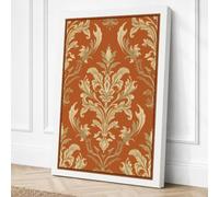 Classical Damask Vintage Canvas Wall Art Print 18x12 Inch (46 x 30 cm)