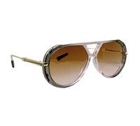 Classical Double Bridge Sun Glasses, Gray powder frame te | Gradient Lenses for Women Casual Outings Travel Essential Comfortable Eye Glasses Daily Wear Outdoor Sports