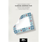 Classical European Tiles: Label & Sticker Book (Multilingual Edition)