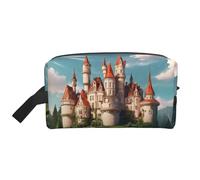 Classical Fairy Tale Castle03 Print Travel Toiletry Bag,Makeup Bag,Cosmetic Bag,Hanging Tolietry Bag for Women Men,Gym Daily