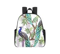 Classical Fashion Embroidery Beautiful Peacock Backpack for Teens 12.40x5.12x14.17inch Backpacks School Multipurpose Casual Backpacking Backpack Business Travel School,Office