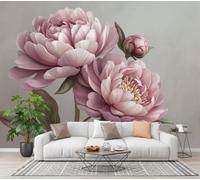 Classical Floral Close-Up Mural Wallpaper for Living Room Bedroom Decor