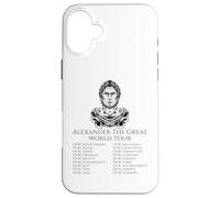 Classical Greek History - Alexander The Great World Tour Case for iPhone 16 Plus