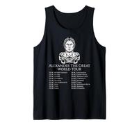 Classical Greek History - Alexander The Great World Tour Tank Top